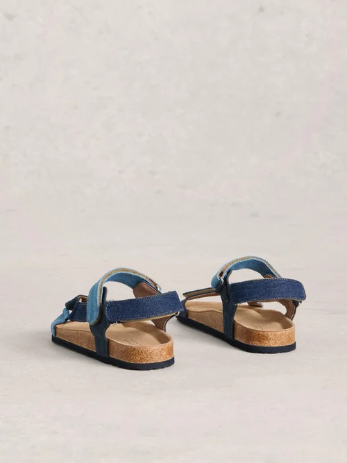 Trekking Sandalen mit Fußbett - Denim Mlt - 41 Bild 4
