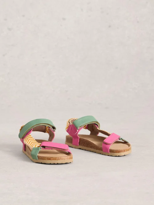 Trekking Sandalen mit Fußbett - Pink Mlt - 41 Bild 2