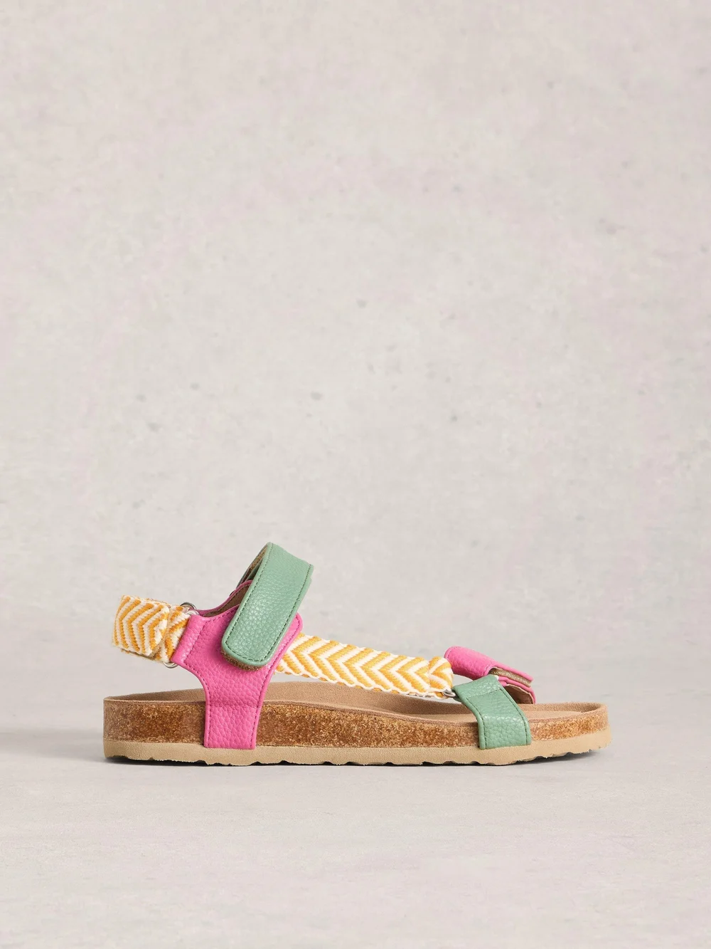 Trekking Sandalen mit Fußbett - Pink Mlt - 41 Bild 1
