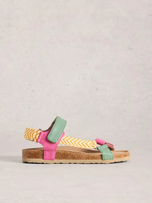 Trekking Sandalen mit Fußbett - Pink Mlt - 41 Bild 1