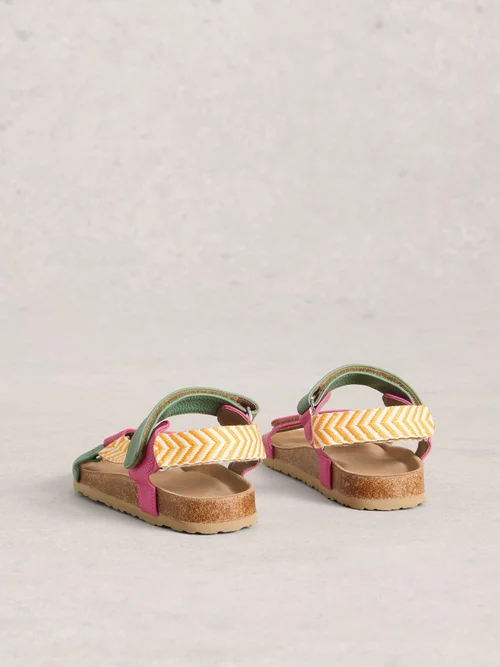 Trekking Sandalen mit Fußbett - Pink Mlt - 41 Bild 4