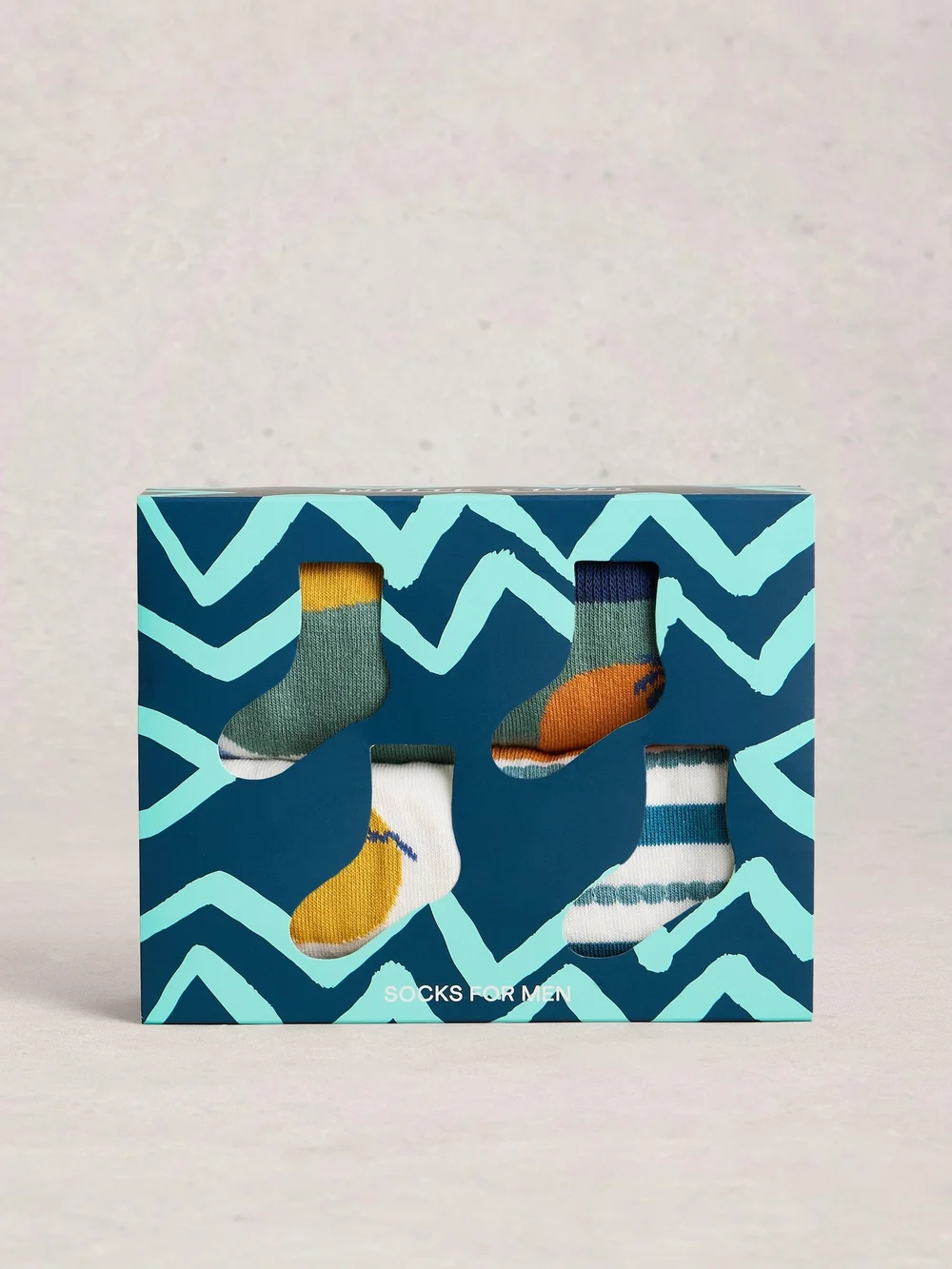 4er-Pack Socken Urlaub - Blue Mlt - 44-46 Bild 1