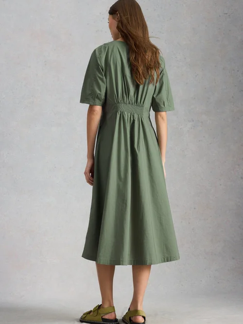 Midikleid Kate mit Knopfleiste - Dus Green - 50/R Bild 4