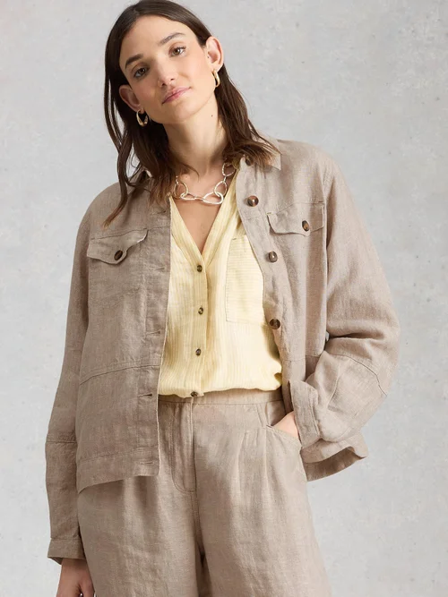 Leinenjacke Camille - Lgt Nat - 52/R Bild 3