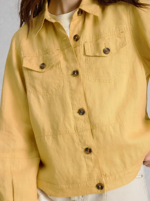 Leinenjacke Camille - Lgt Yellow - 52/R Bild 3