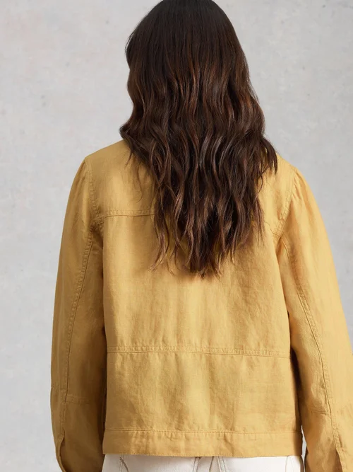 Leinenjacke Camille - Lgt Yellow - 52/R Bild 4