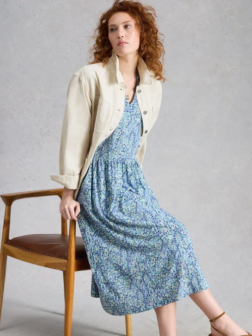 Jerseykleid Leah - Blue Mlt - 52/R Bild 2