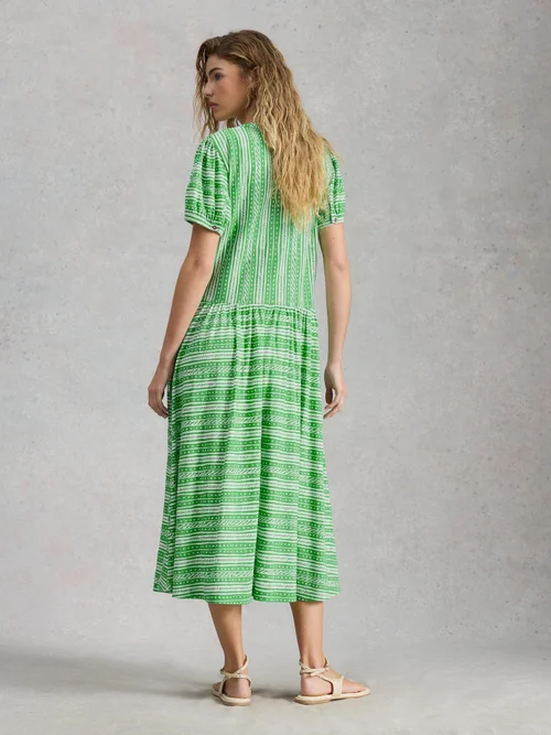 Jerseykleid Leah - Green Pr - 52/R Bild 4