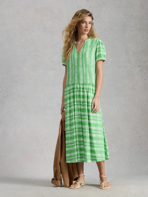 Jerseykleid Leah - Green Pr - 52/R Bild 1