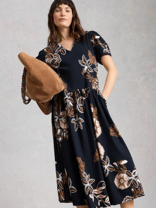 Jerseykleid Leah - Navy Multi - 52/R Bild 3