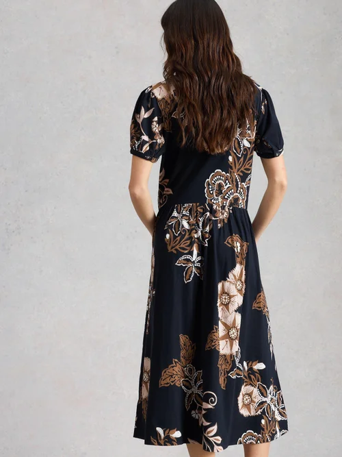 Jerseykleid Leah - Navy Multi - 52/R Bild 4