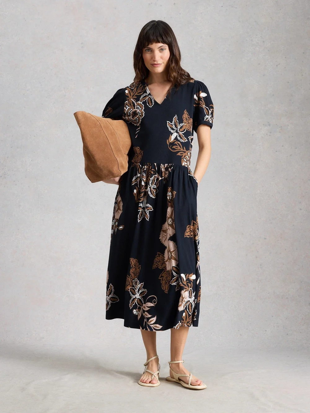 Jerseykleid Leah - Navy Multi - 52/R Bild 1