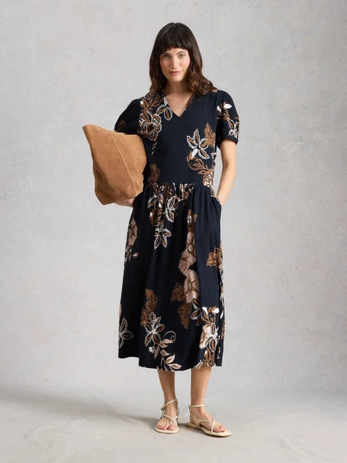Jerseykleid Leah - Navy Multi - 52/R Bild 1