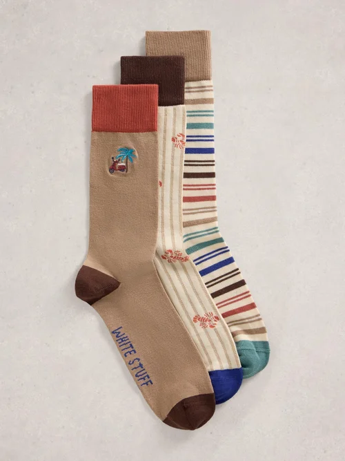 3er-Pack Socken Hummer - Nat Mlt - 44-46 Bild 1
