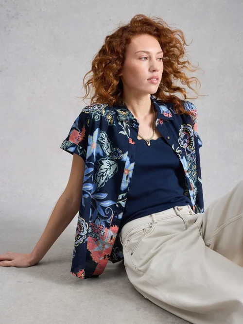 Bluse Orla - Navy Multi - 50 Bild 3