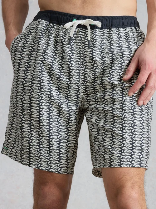 Schwimmshorts Ventnor Geo - Navy Pr - XXXL Bild 3