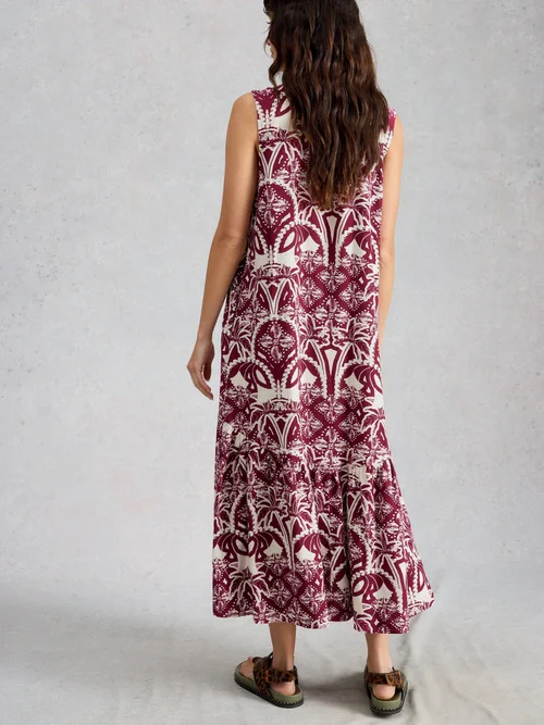 Kleid Lily aus Leinenmischung - Pink Pr - 52/R Bild 4