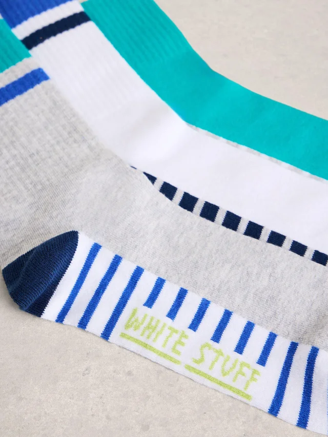 3er-Pack Rippensocken