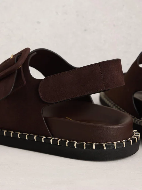 Sandalen Bailey mit Schnallen - Dk Brown - 41 Bild 3