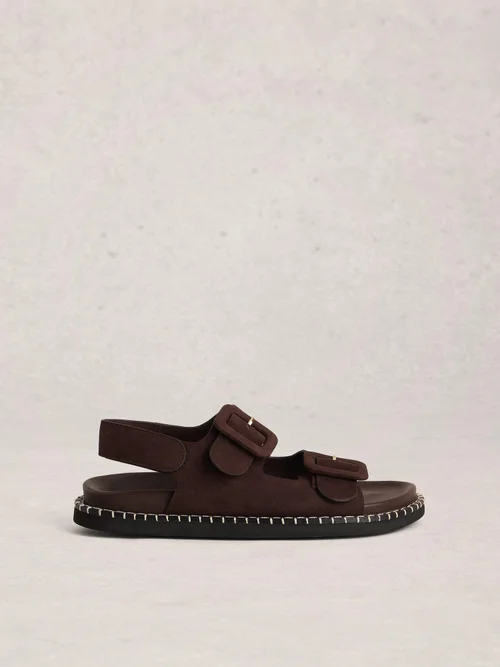 Sandalen Bailey mit Schnallen - Dk Brown - 41 Bild 1