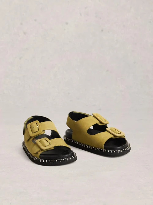Sandalen Bailey mit Schnallen - Khaki Grn - 41 Bild 2