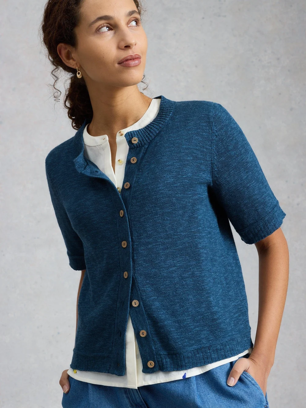 Cardigan Betsy - Dk Blue - 52 Bild 1