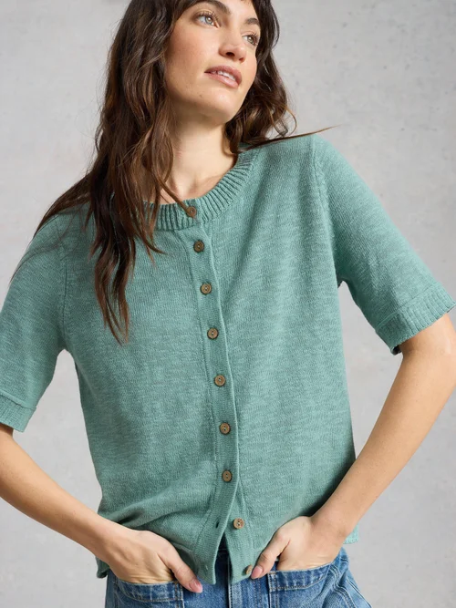 Cardigan Betsy - Mid Teal - 52 Bild 1