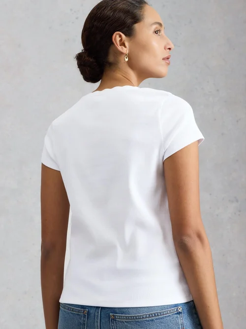 T-Shirt Aida - Bril White - 52 Bild 4