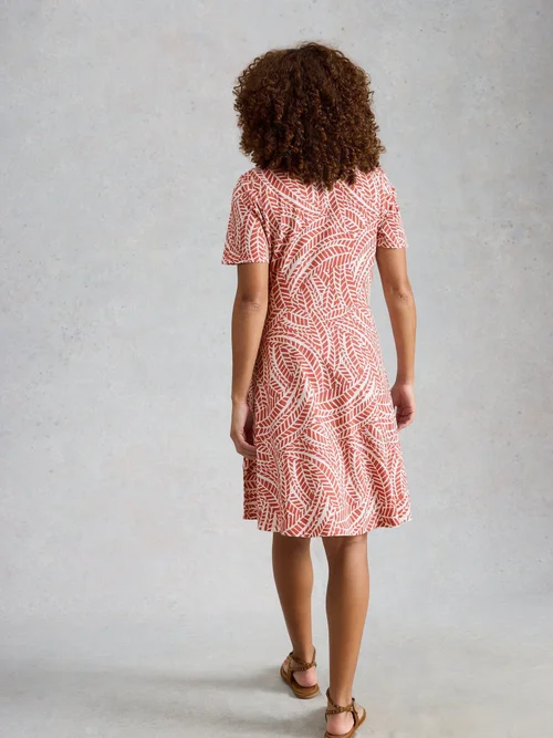 Blusenkleid Ria aus Jersey - Pink Pr - 48/R Bild 4