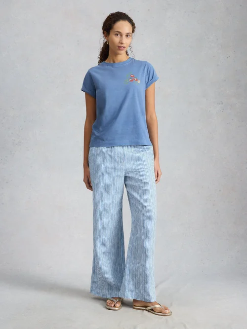 Grafik-T-Shirt Gina - Blue Mlt - 52 Bild 2