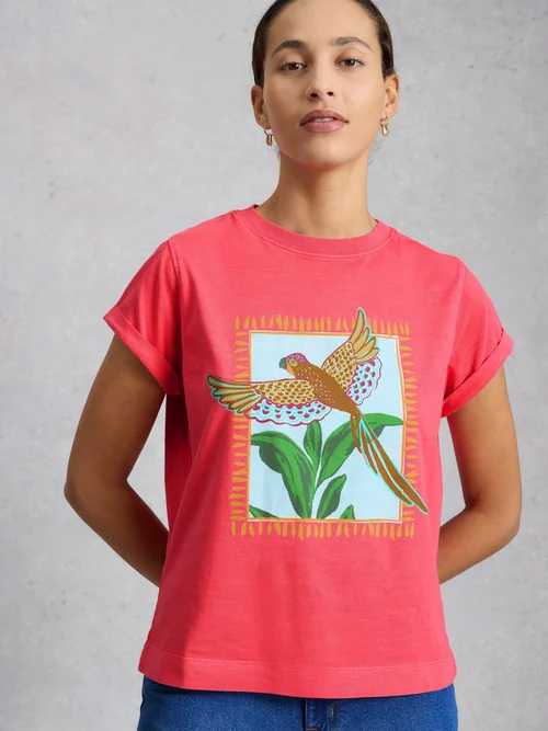 Grafik-T-Shirt Gina - Pink Pr - 52 Bild 3