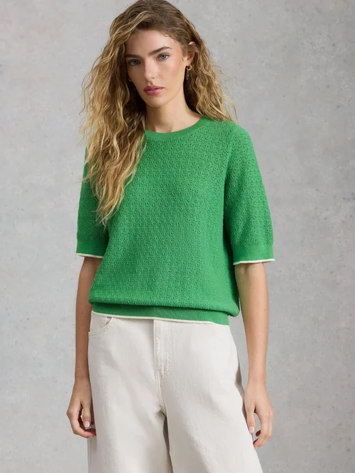 Pointelle Top Holly - Brt Green - 52 Bild 3