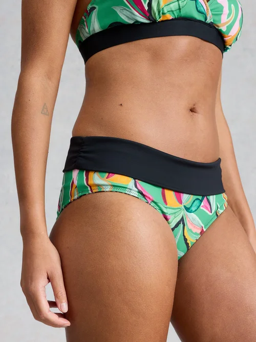 Wende-Bikinihose zum Umschlagen - Green Pr - 46 Bild 3