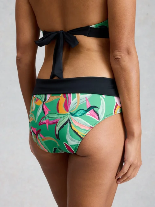 Wende-Bikinihose zum Umschlagen - Green Pr - 46 Bild 4