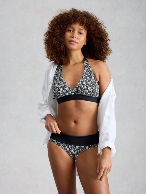 Wende-Bikinihose zum Umschlagen - Green Pr - 46 Bild 1