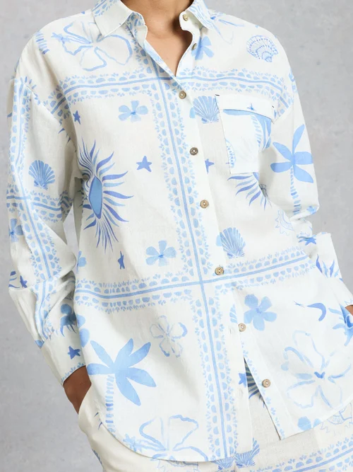 Strandshirt Penny - Ivory Pr - XXXL Bild 3