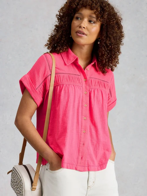 Kurzarmbluse Didi - Brt Pink - 48 Bild 1