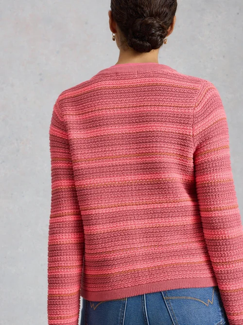 Strickjacke Belle - Pink Mlt - 52 Bild 4