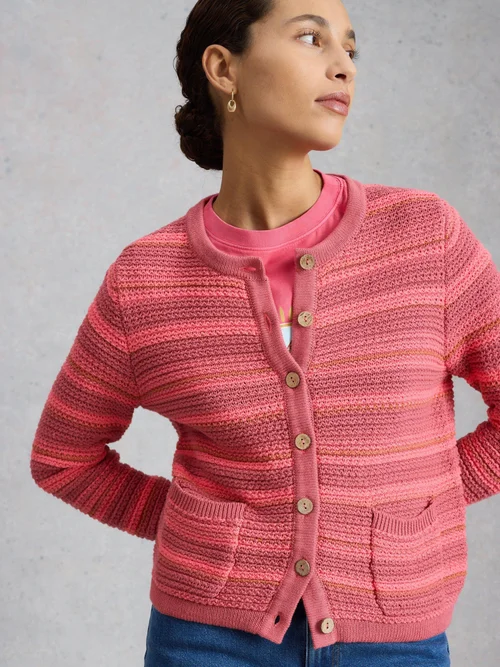 Strickjacke Belle - Pink Mlt - 52 Bild 1