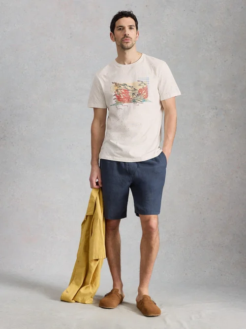 Grafik-T-Shirt Abersoch Postcard - White Pr - XXXL/R Bild 2
