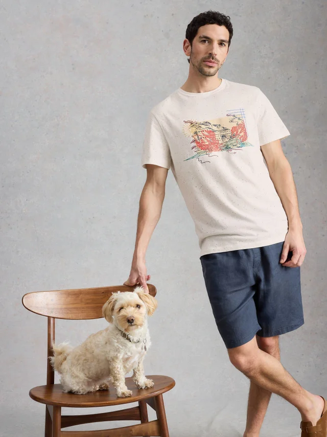 Grafik-T-Shirt Abersoch Postcard