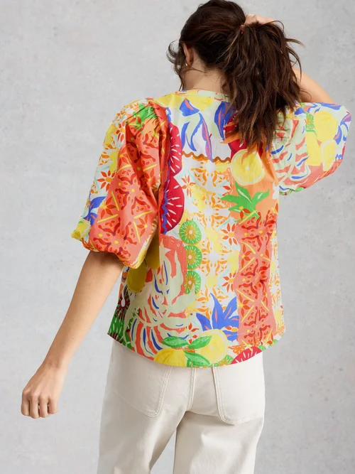 Top en coton Bex - Yellow Mlt - 46 Bild 4