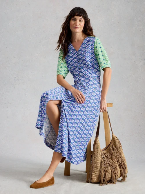 Jerseykleid May - Blue Mlt - 52/R Bild 3