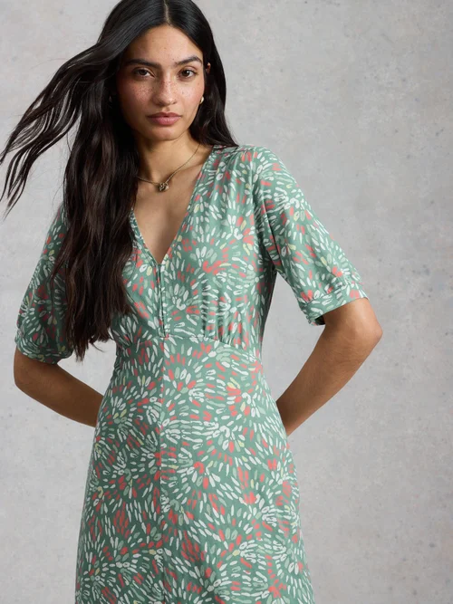 Jerseykleid Megan - Blue Pr - 48/R Bild 3
