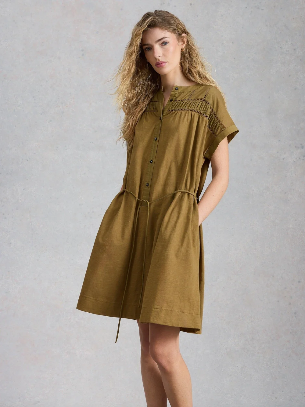 Kleid Colette - Khaki Grn - 52/R Bild 1