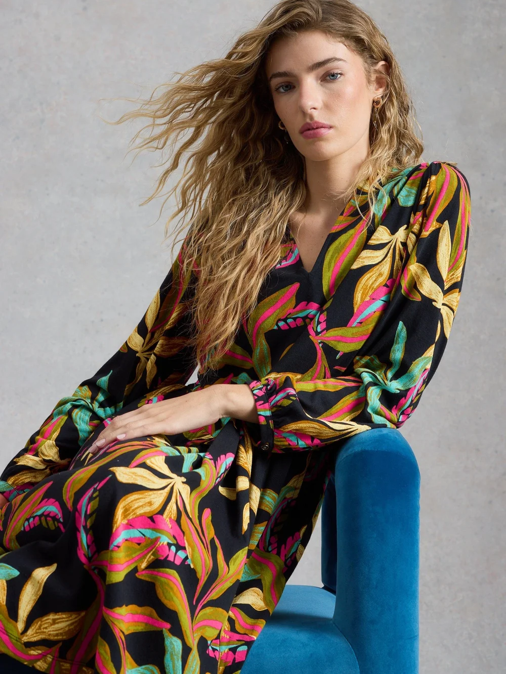 Jerseykleid Lola - Blk Mlt - 52/R Bild 1