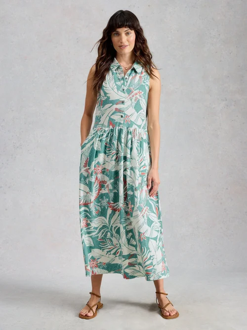 Ärmelloses Blusenkleid Rylee - Blue Pr - 52/R Bild 2
