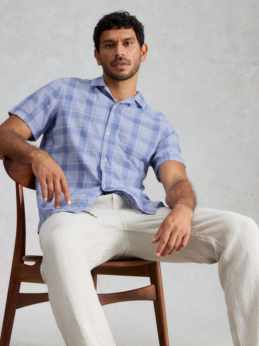 Karohemd Hayle - Blue Mlt - XXL Bild 1