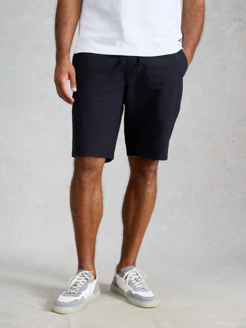 Seersuckershorts Lewes - Dark Navy - 40/R Bild 3