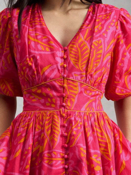 Midikleid Leela - Pink Pr - 52/R Bild 3